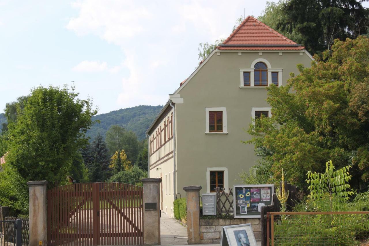 Ferienwohnung Natur Und Kunst ドレスデン エクステリア 写真